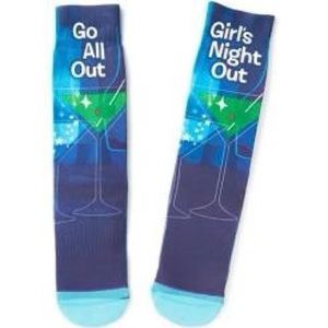 Toe of a Kind Socks “Go All Out - Girls Night Out”